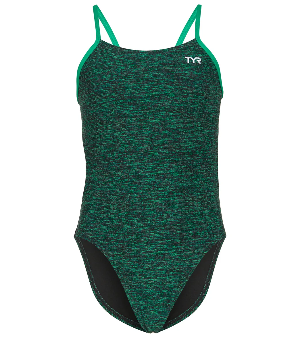 TYR Girls' Lapped Cutoutfit One Piece Swimsuit - Image 13