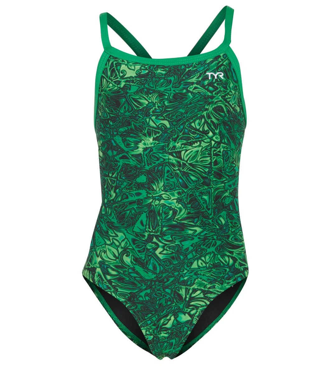 TYR Girls' Nebulous Diamondfit One Piece Swimsuit - Image 24