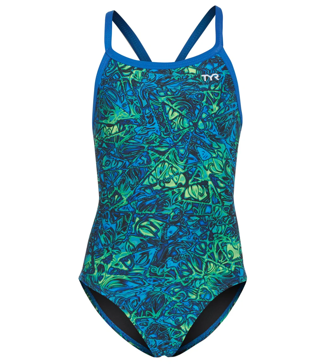 TYR Girls' Nebulous Diamondfit One Piece Swimsuit - Image 6