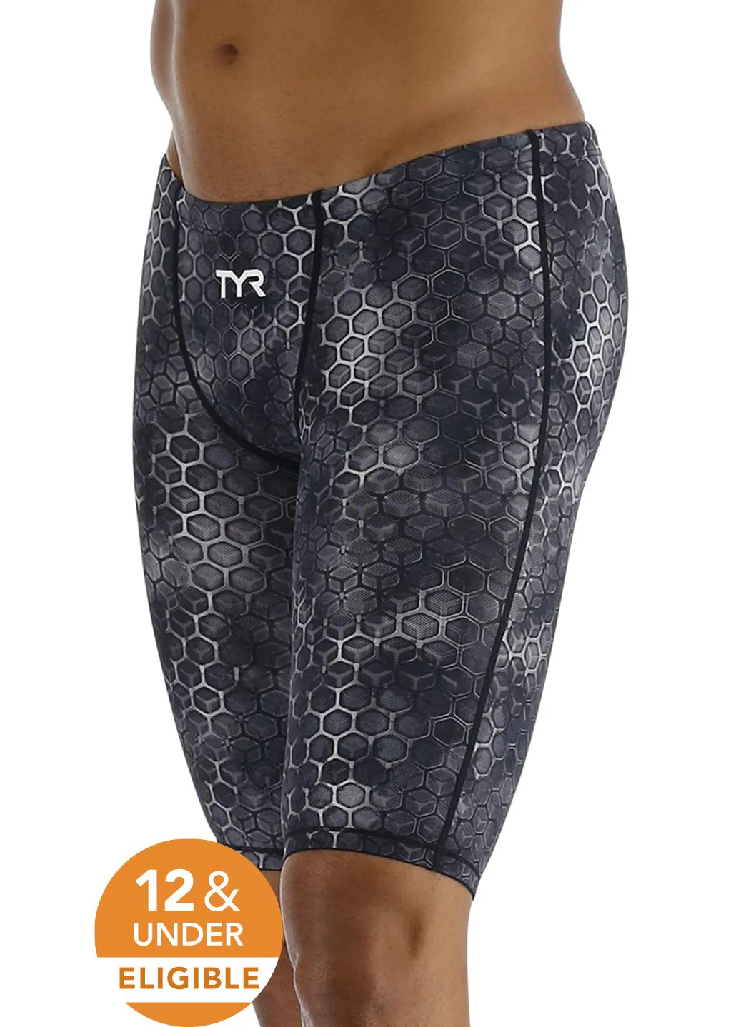 TYR Men's Akurra Thresher Short Jammer Tech Suit Swimsuit - Image 14