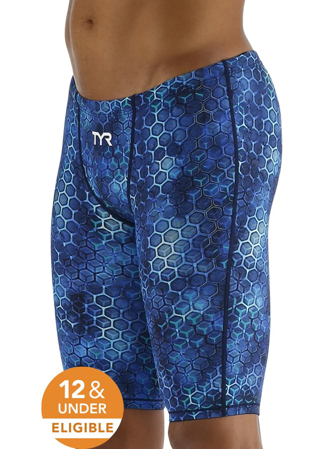 TYR Men's Akurra Thresher Short Jammer Tech Suit Swimsuit - Image 5