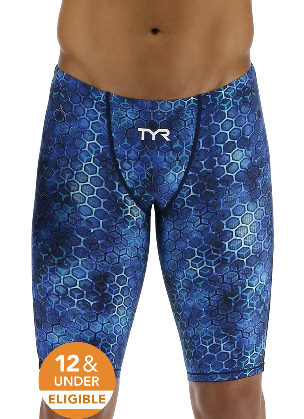 TYR Men's Akurra Thresher Short Jammer Tech Suit Swimsuit - Image 9