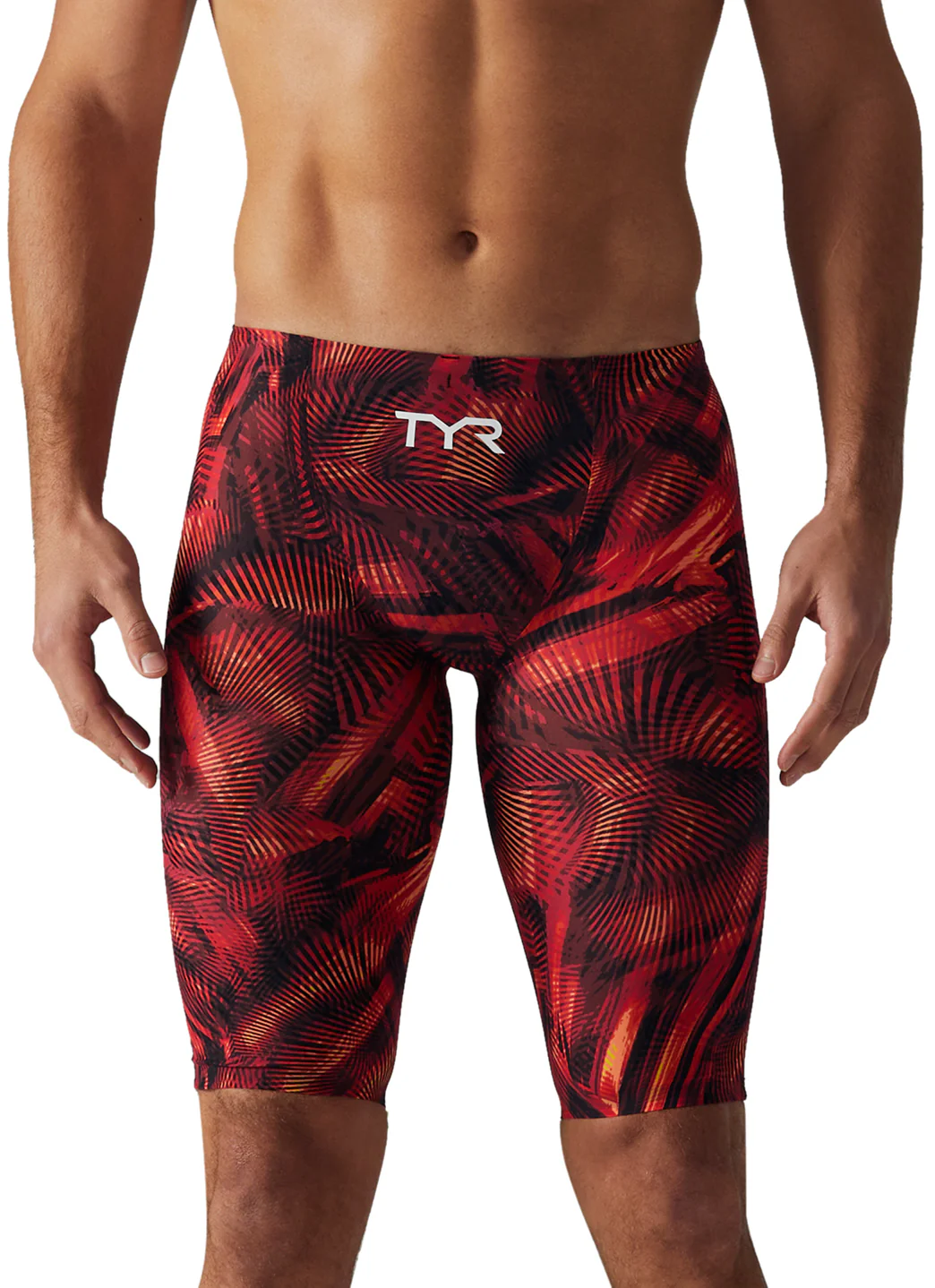 TYR Men's Avictor 2.0 Helux High Waist Jammer Tech Suit Swimsuit - Image 17