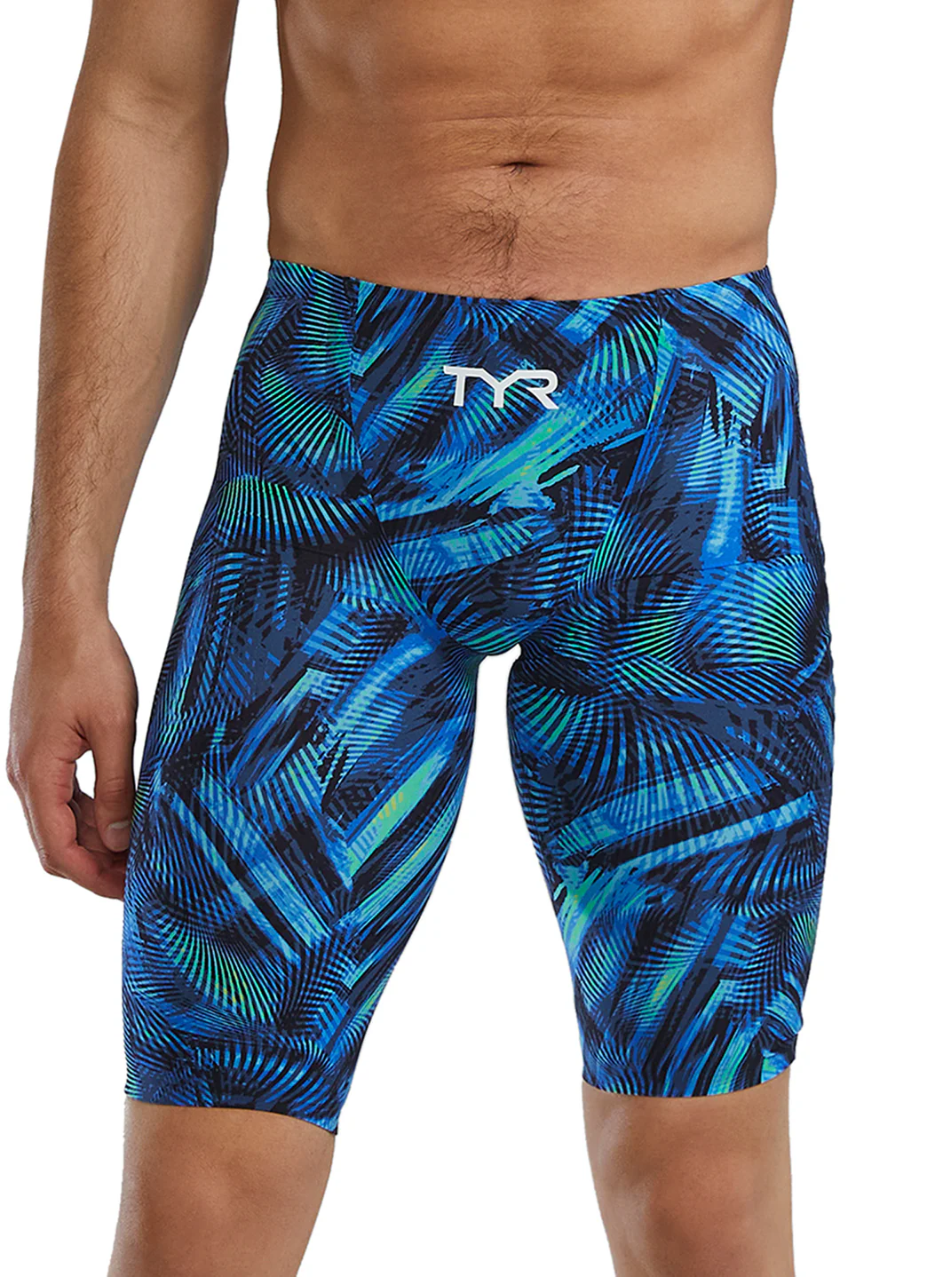 TYR Men's Avictor 2.0 Helux High Waist Jammer Tech Suit Swimsuit - Image 2