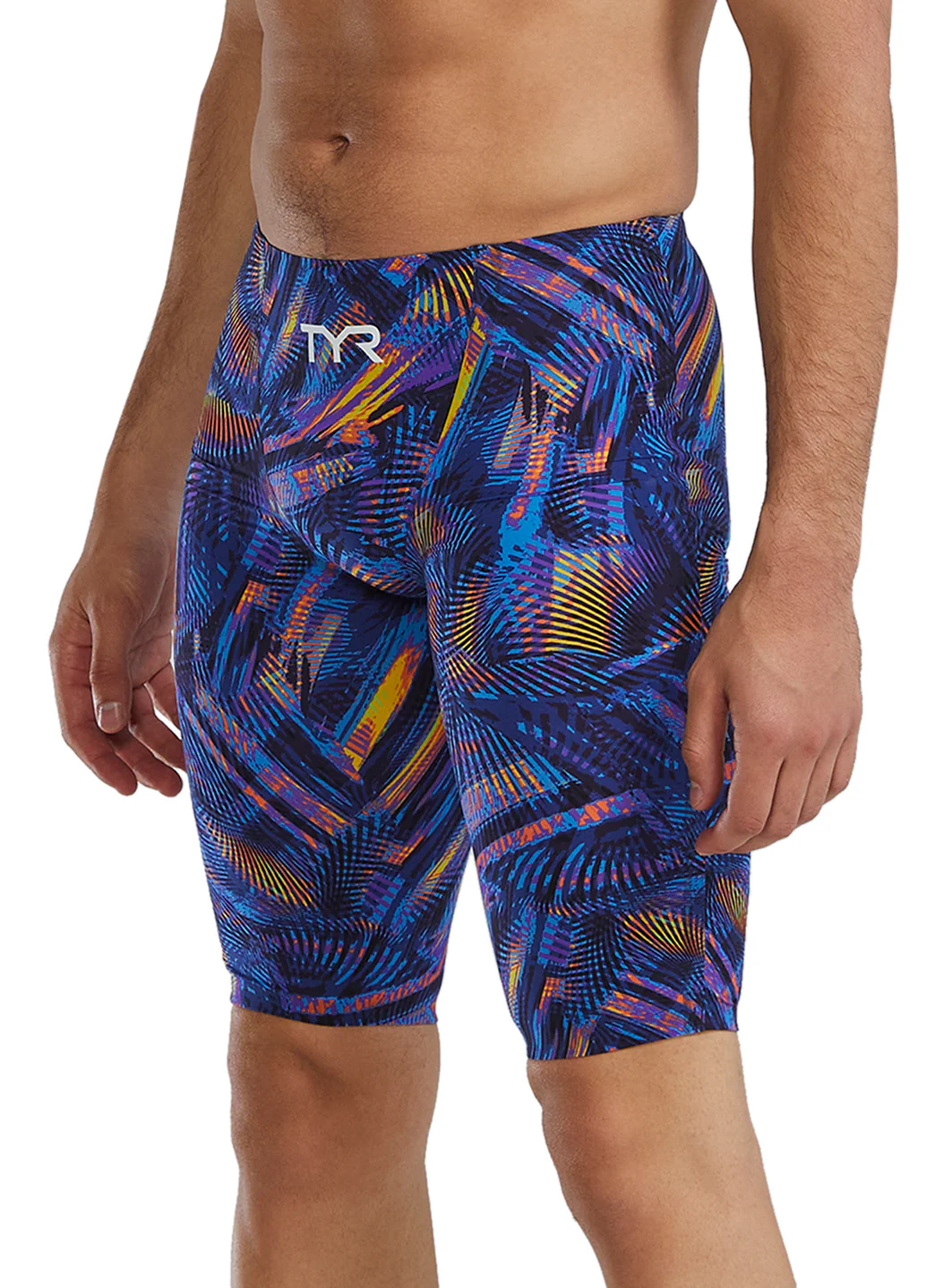 TYR Men's Avictor 2.0 Helux High Waist Jammer Tech Suit Swimsuit - Image 28