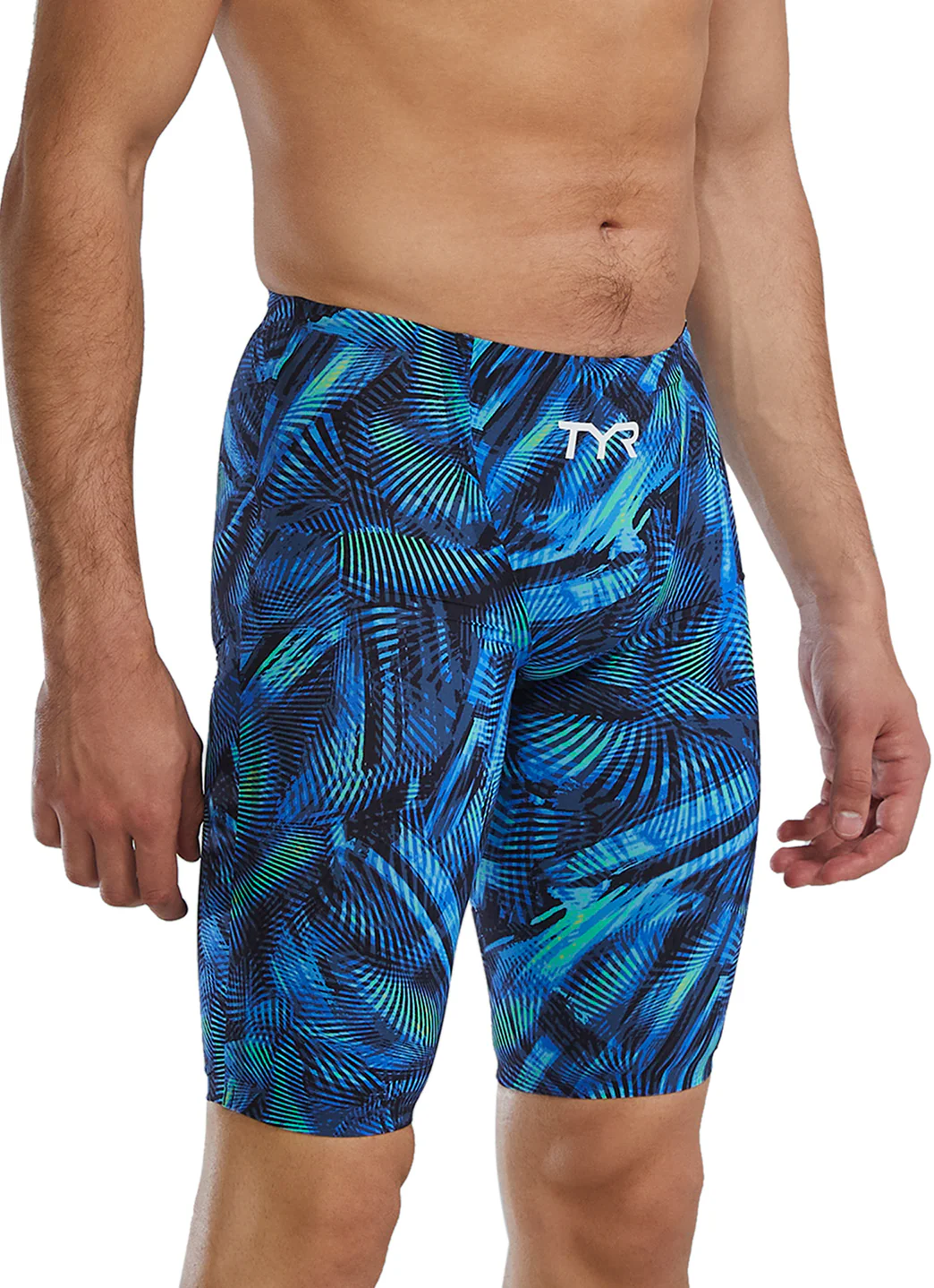 TYR Men's Avictor 2.0 Helux High Waist Jammer Tech Suit Swimsuit - Image 3