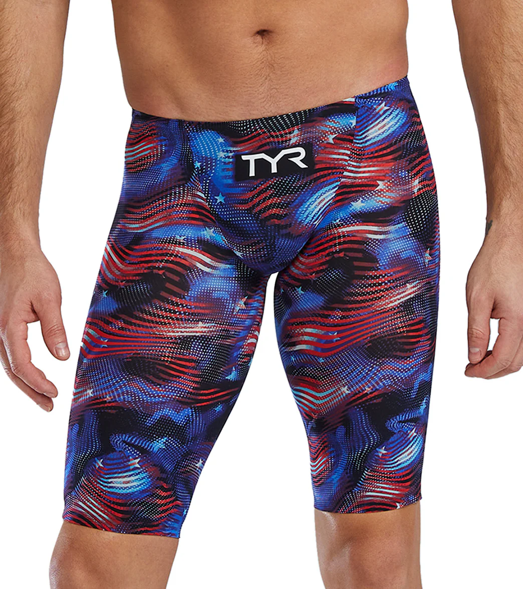 TYR Men's Avictor 2.0 USA Jammer Tech Suit Swimsuit - Image 7