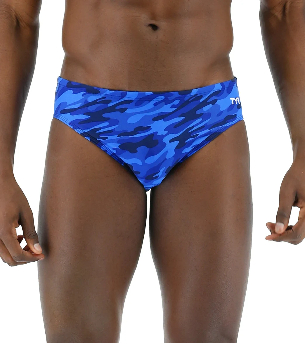 TYR Men's Camo Racer Brief Swimsuit - Image 21