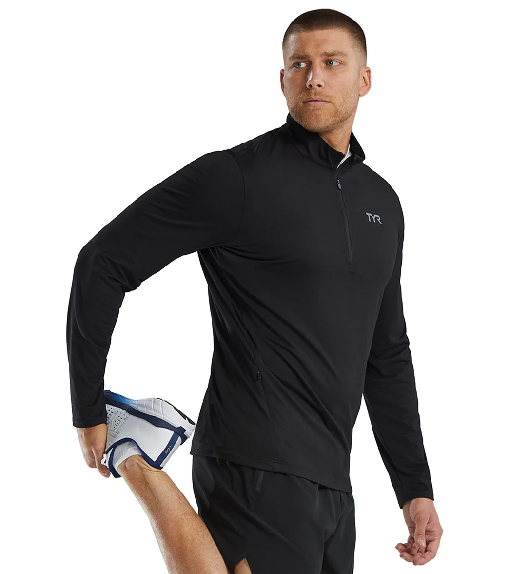 TYR Men's Long Sleeve Quarter Zip - Image 18