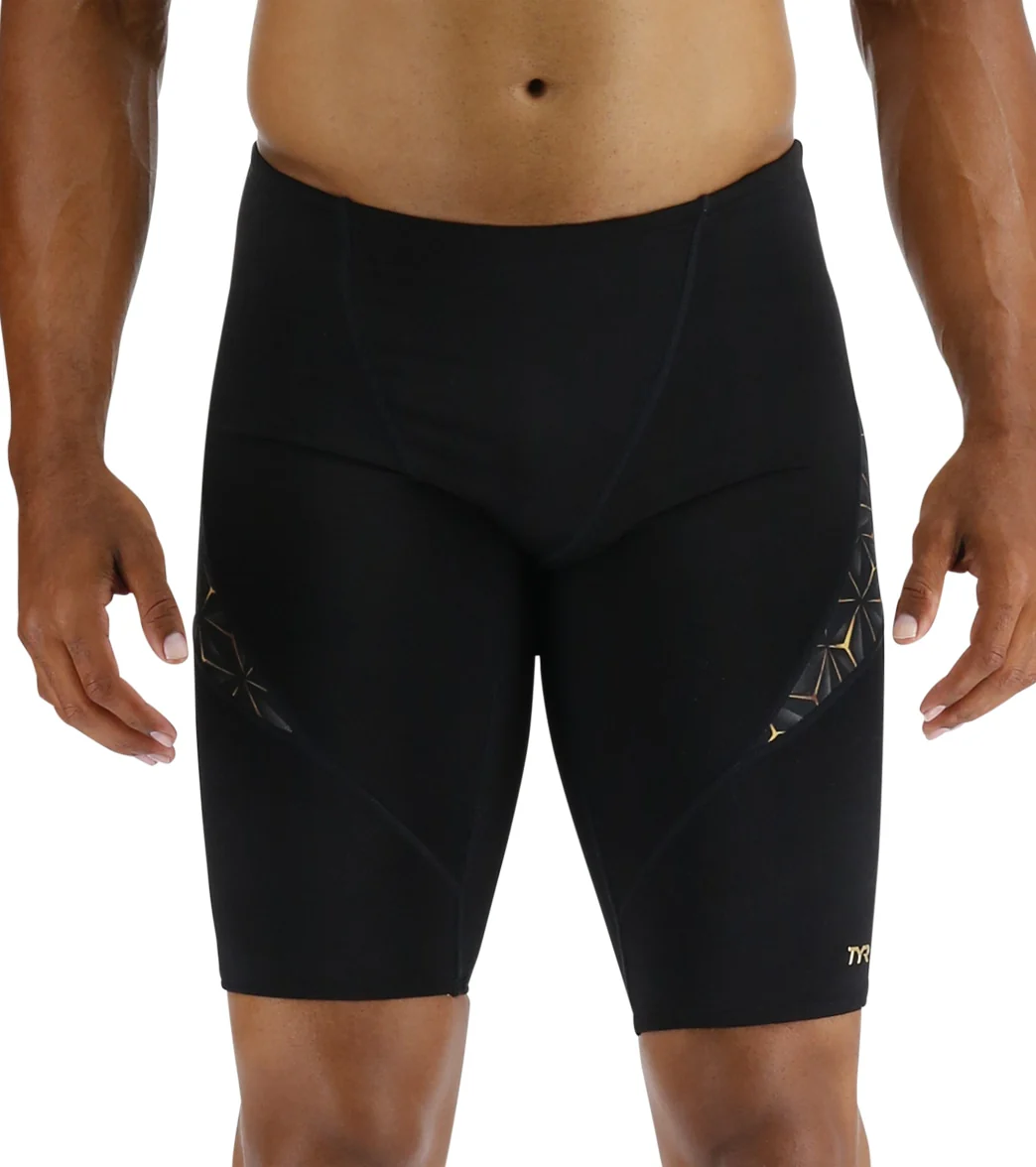TYR Men's Obsidian Curve Splice Jammer Swimsuit - Image 8