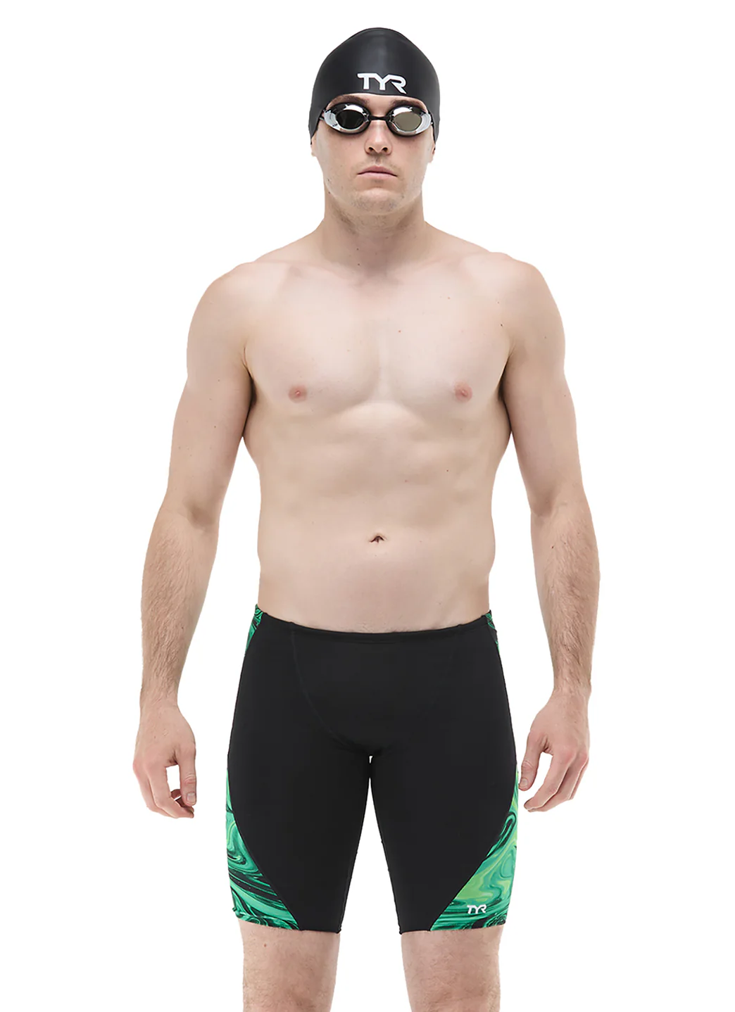 TYR Men's Olea Blade Splice Jammer Swimsuit - Image 3