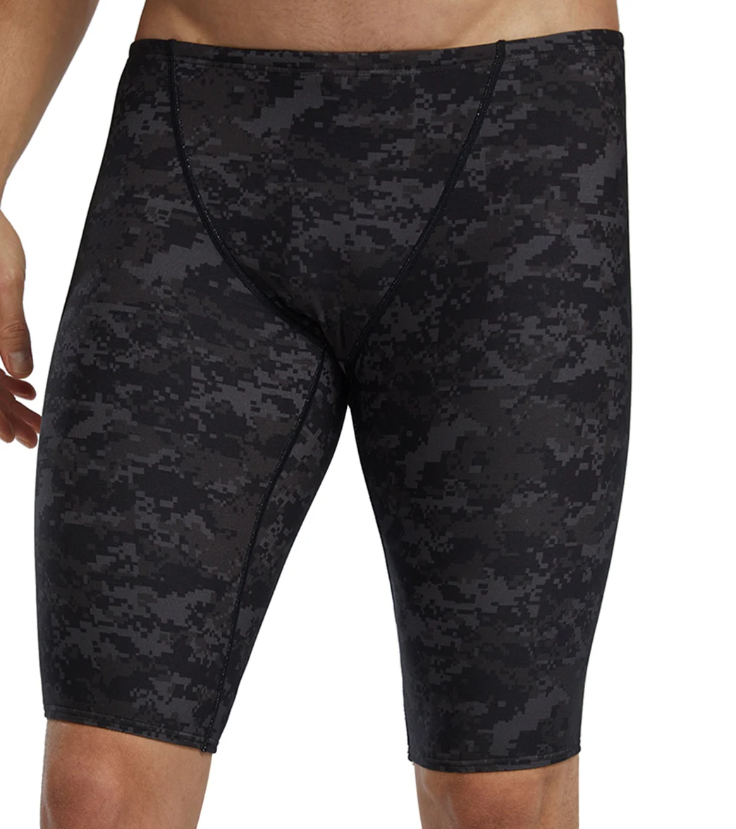 TYR Men's Pixel Camo Large Logo Jammer Swimsuit - Image 4