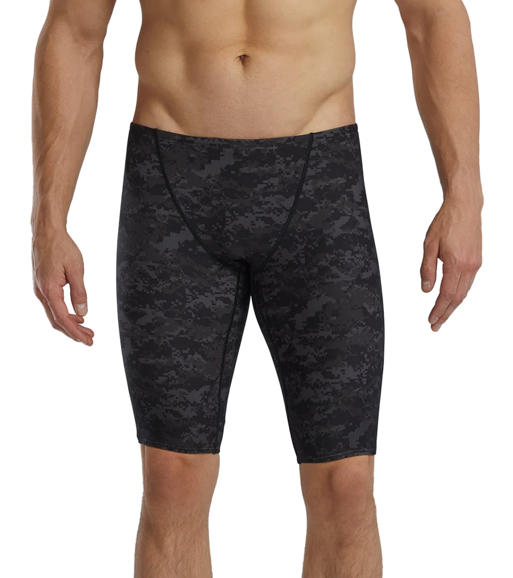 TYR Men's Pixel Camo Large Logo Jammer Swimsuit - Image 9