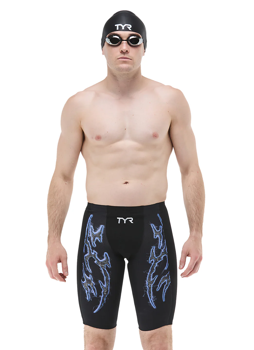TYR Men's Shockwave Cathedra High Waist Jammer Tech Suit Swimsuit - Image 3