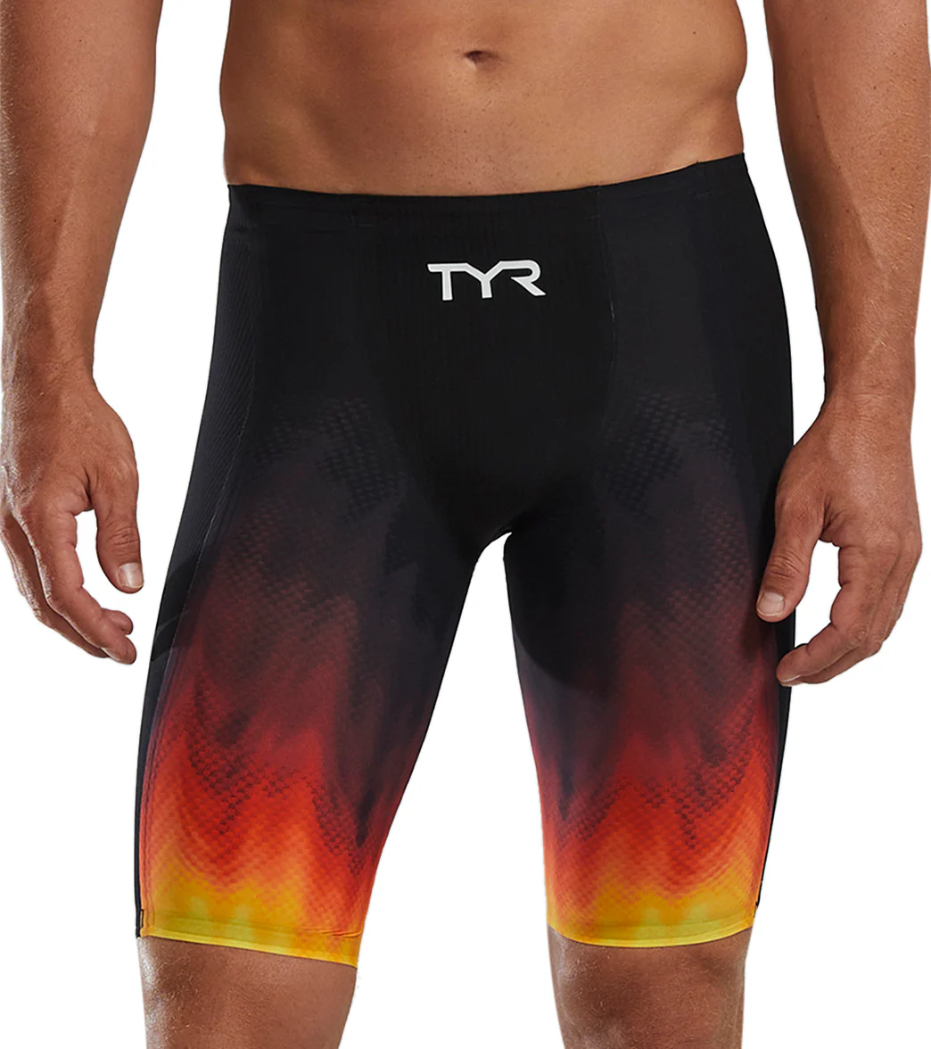 TYR Men's Shockwave High Waist Jammer Tech Suit Swimsuit - Image 2