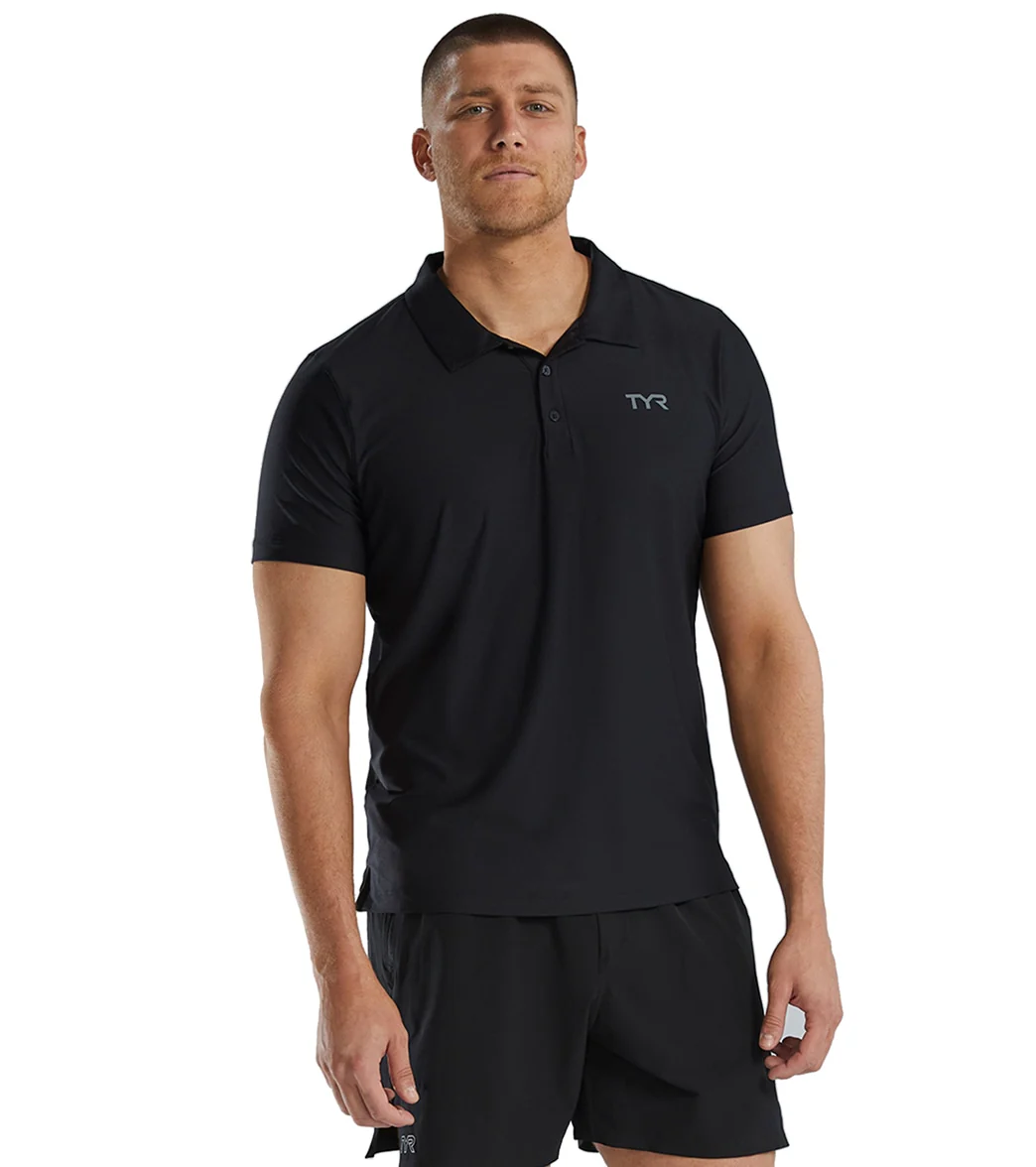 TYR Men's Short Sleeve Polo - Image 40