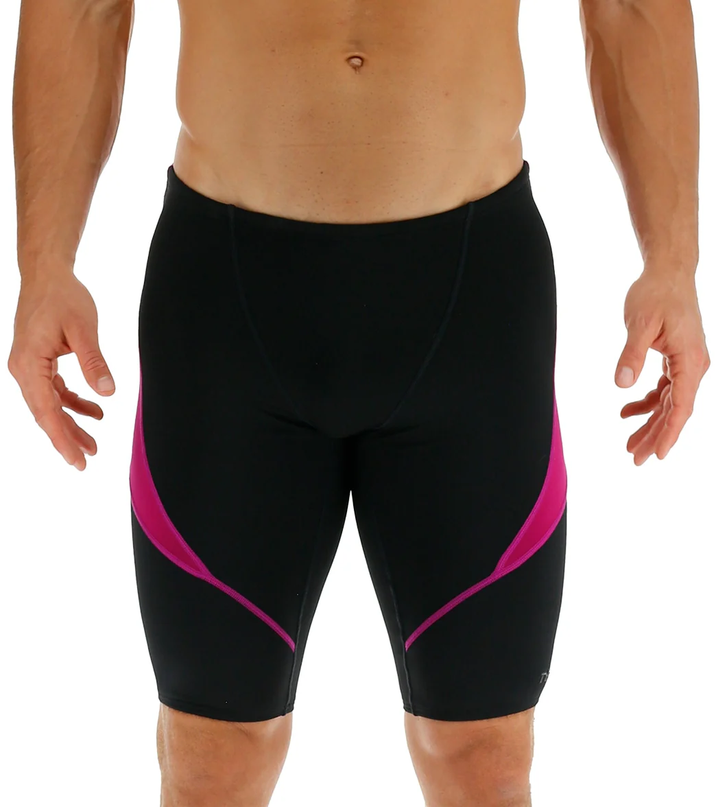 TYR Men's Solid Curve Splice Jammer Swimsuit - Image 8