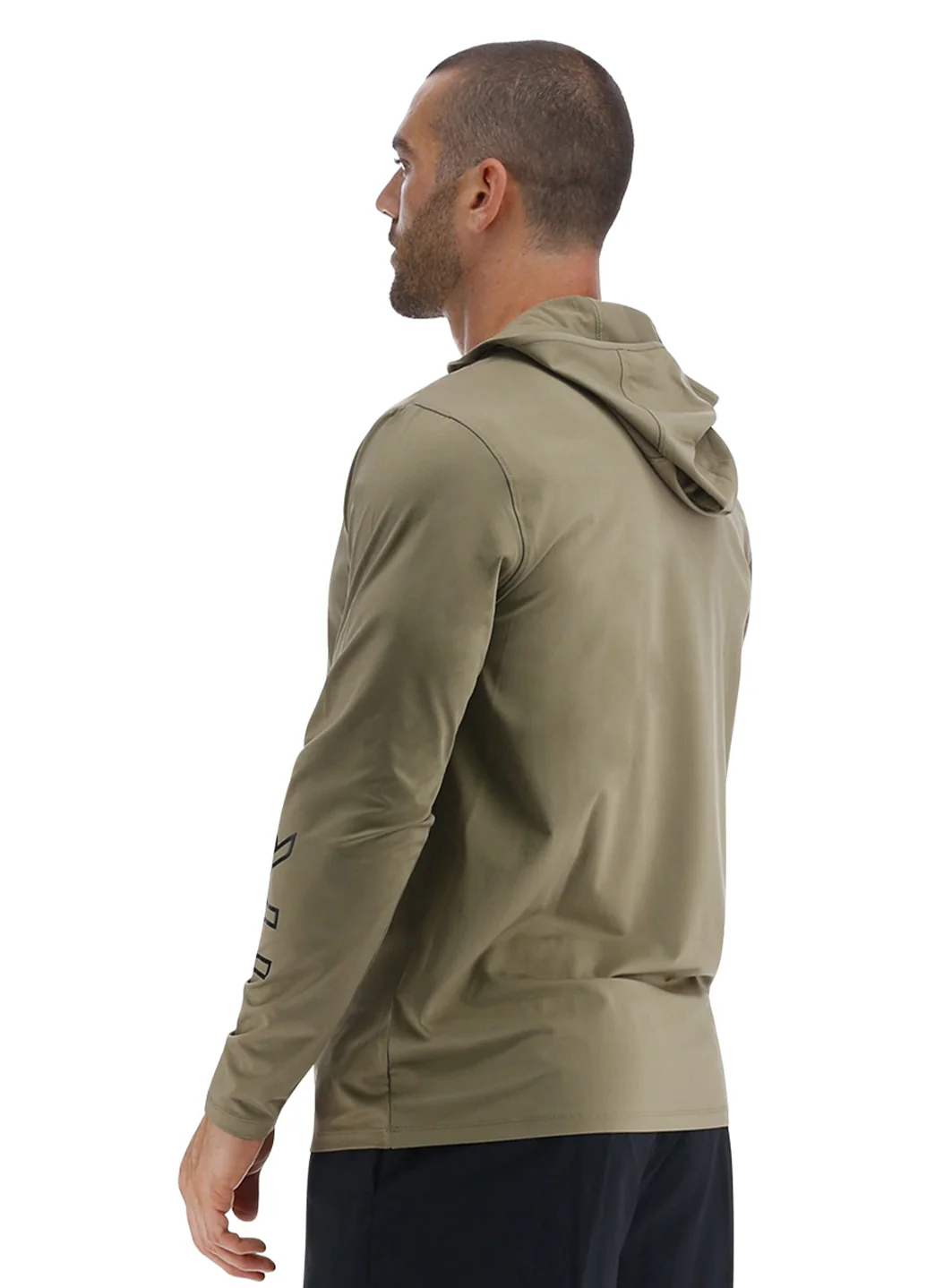 TYR Men's SunDefense Long Sleeve Hooded Swim Shirt - Image 41
