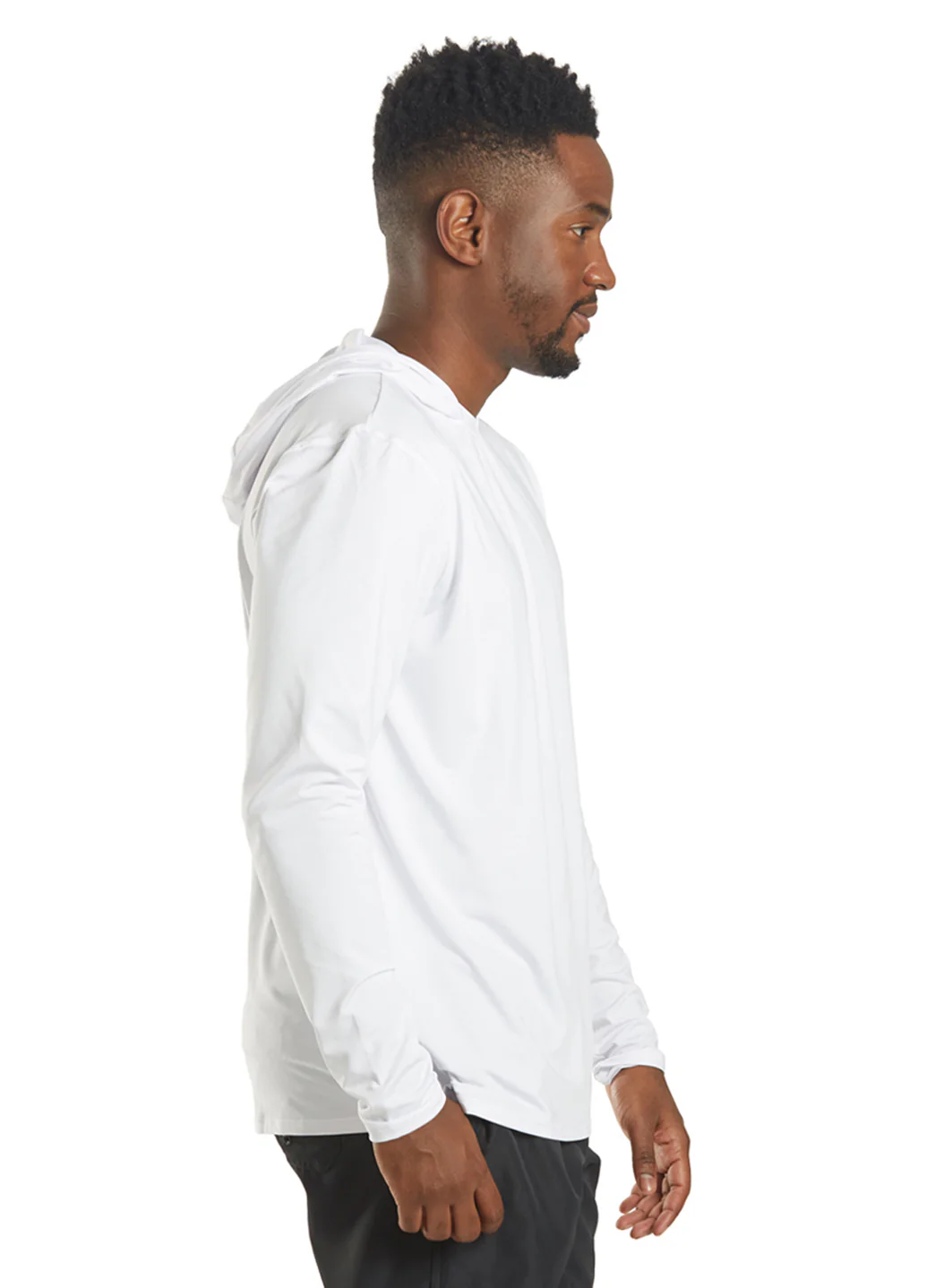 TYR Men's SunDefense Long Sleeve Hooded Swim Shirt - Image 46