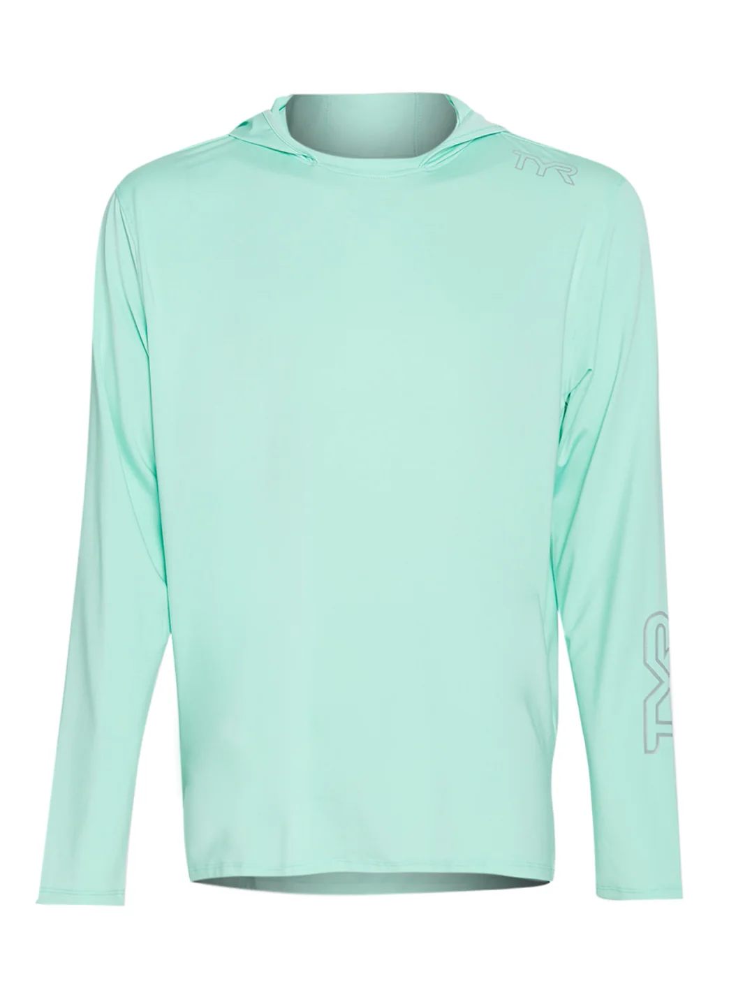 TYR Men's SunDefense Long Sleeve Hooded Swim Shirt - Image 62