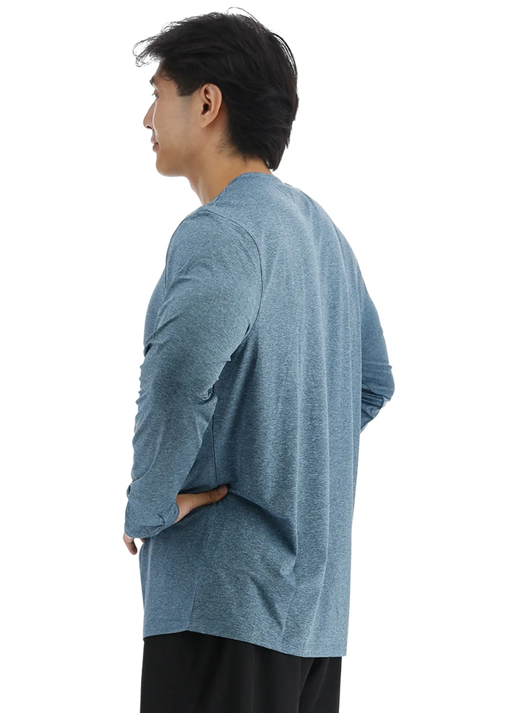 TYR Men's SunDefense Long Sleeve UPF 50+ Swim Shirt - Image 35