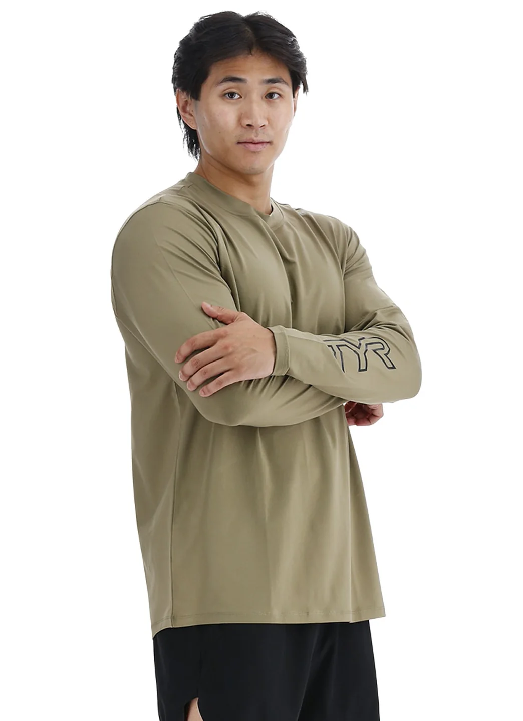 TYR Men's SunDefense Long Sleeve UPF 50+ Swim Shirt - Image 39