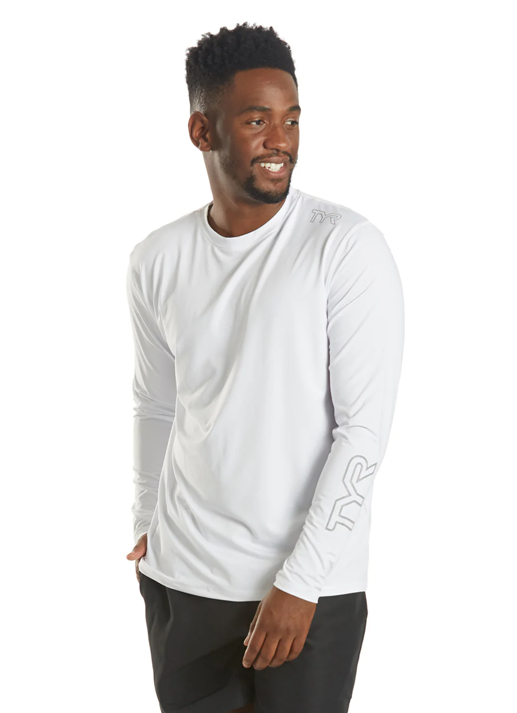 TYR Men's SunDefense Long Sleeve UPF 50+ Swim Shirt - Image 46