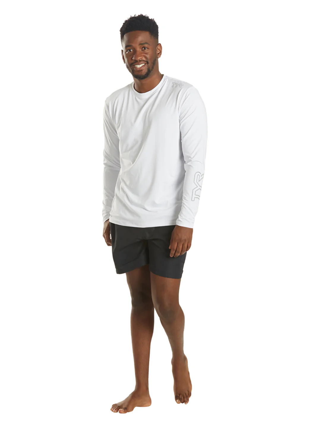 TYR Men's SunDefense Long Sleeve UPF 50+ Swim Shirt - Image 49