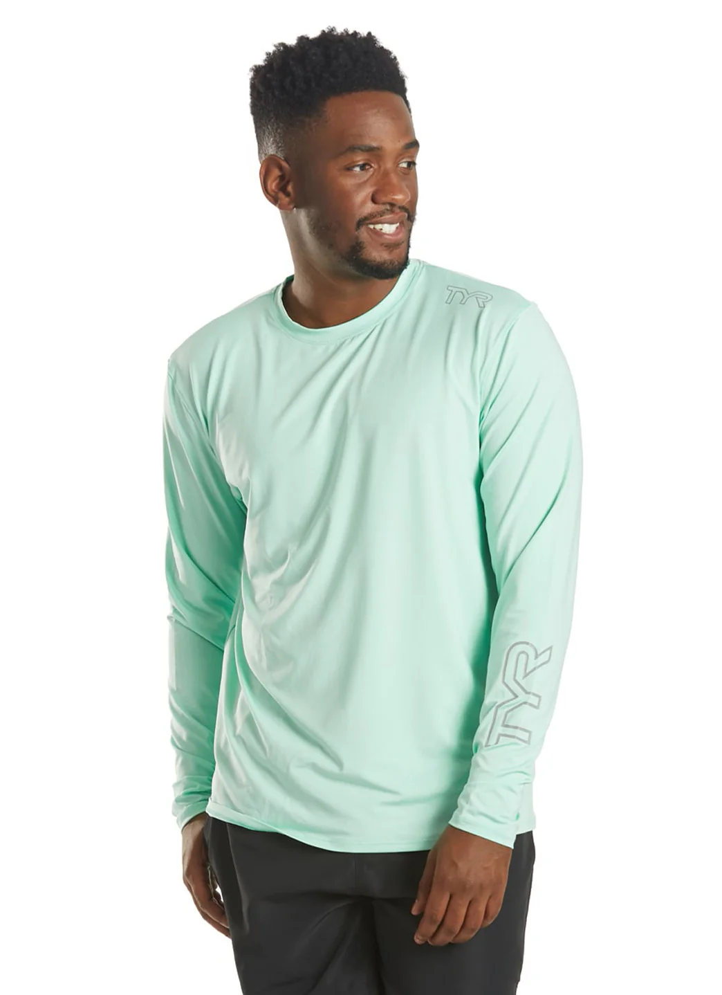 TYR Men's SunDefense Long Sleeve UPF 50+ Swim Shirt - Image 59