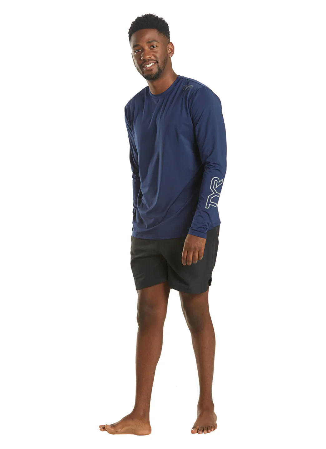 TYR Men's SunDefense Long Sleeve UPF 50+ Swim Shirt - Image 6