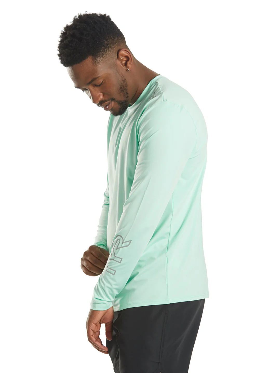 TYR Men's SunDefense Long Sleeve UPF 50+ Swim Shirt - Image 63