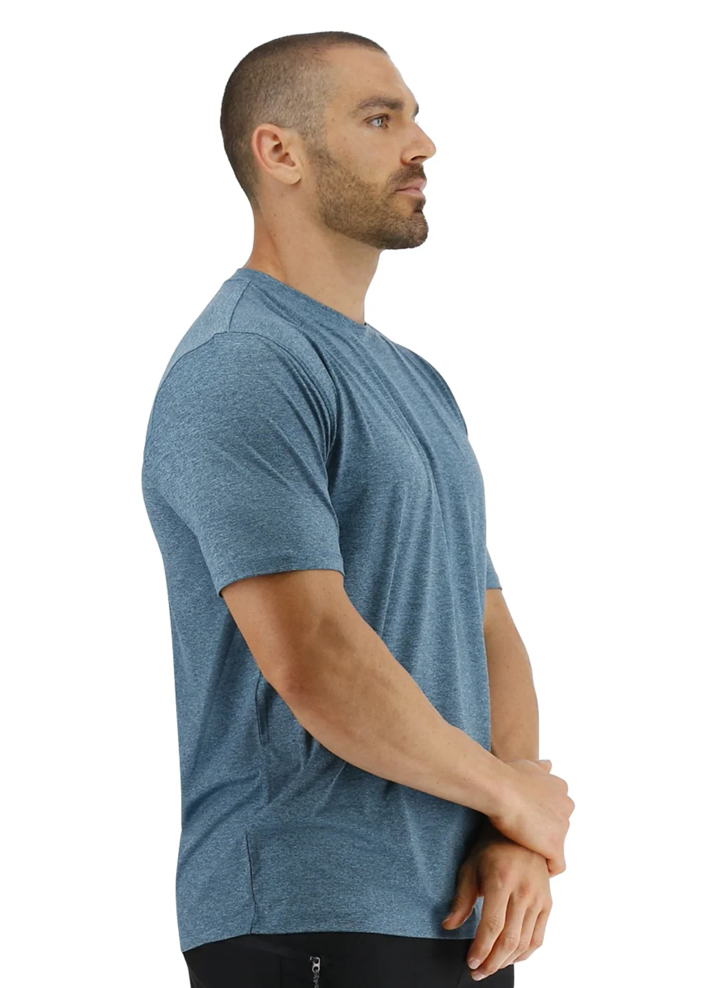 TYR Men's SunDefense Short Sleeve UPF 50+ Swim Shirt - Image 18
