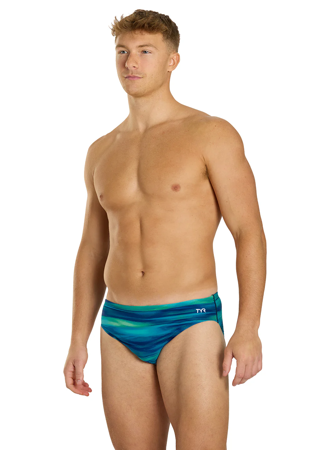 TYR Men's Technowave Durafast Lite Brief Swimsuit - Image 48