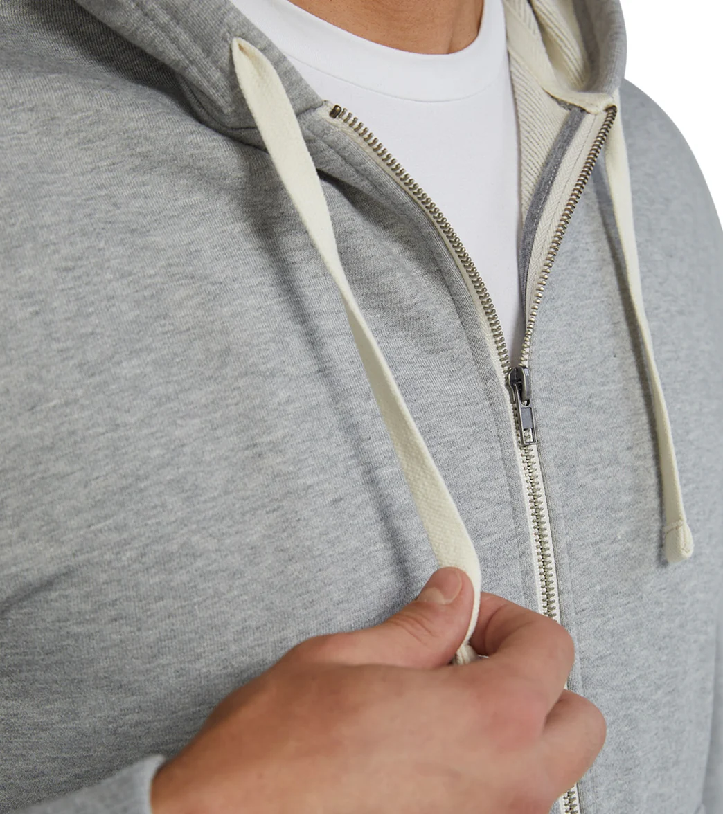 TYR Men's Ultrasoft Heavyweight Terry Full Zip Hoodie - Image 8