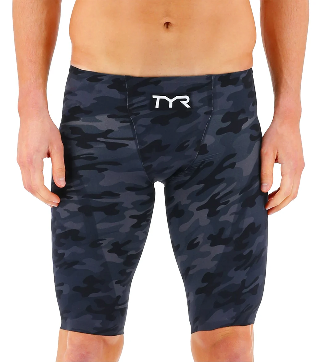 TYR Men's Venzo Camo USA Highwaist Jammer Tech Suit Swimsuit - Image 8
