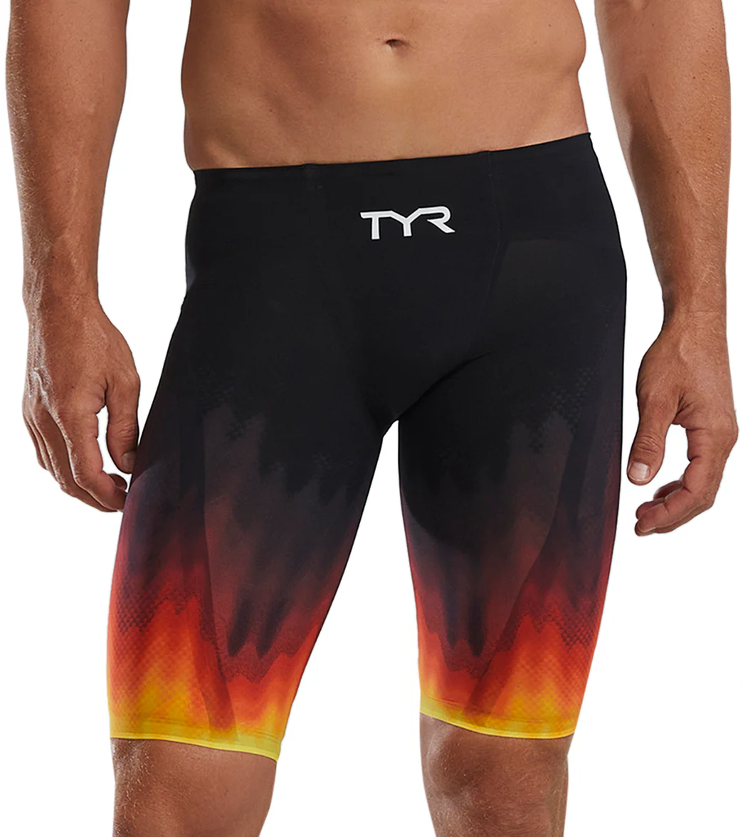 TYR Men's Venzo Influx High Waist Jammer Tech Suit Swimsuit - Image 6