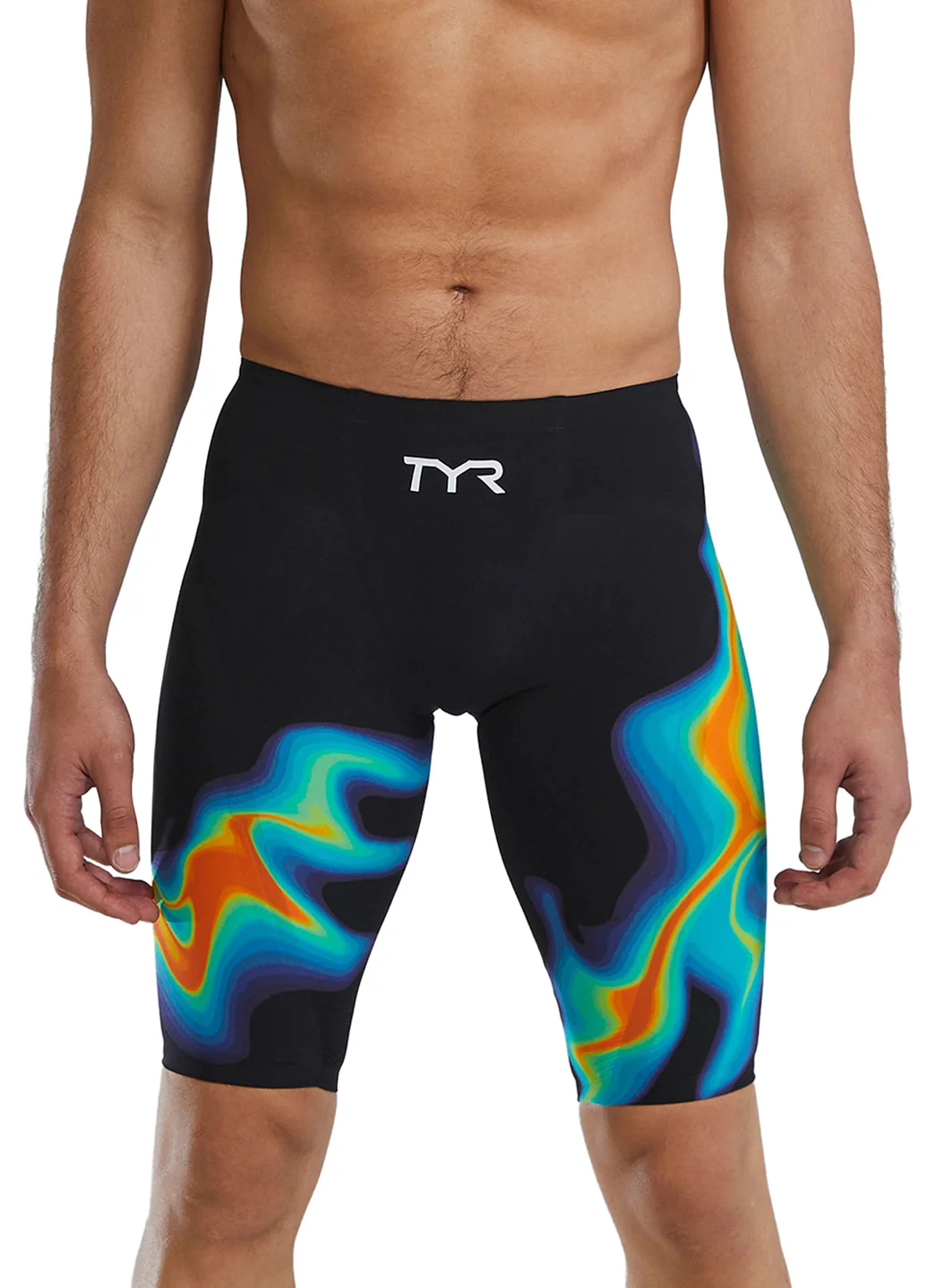 TYR Men's Venzo Infrared High Waist Jammer Tech Suit Swimsuit - Image 8