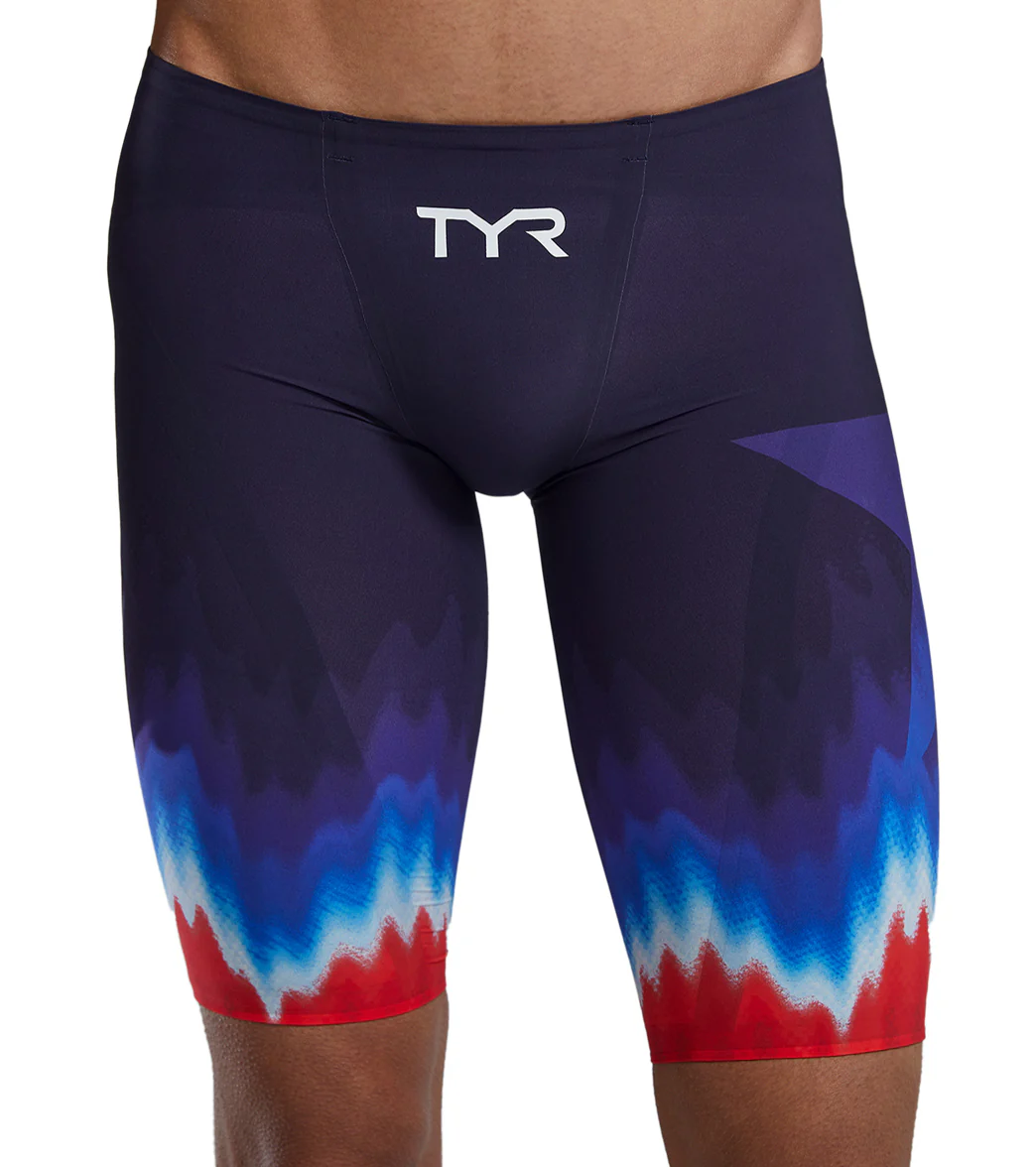 TYR Men's Venzo USA Jammer Tech Suit Swimsuit - Image 5