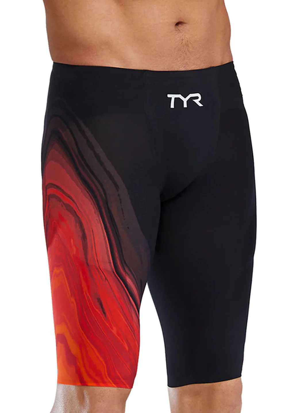 TYR Men's Venzo Volconyx High Waist Jammer Tech Suit Swimsuit - Image 15
