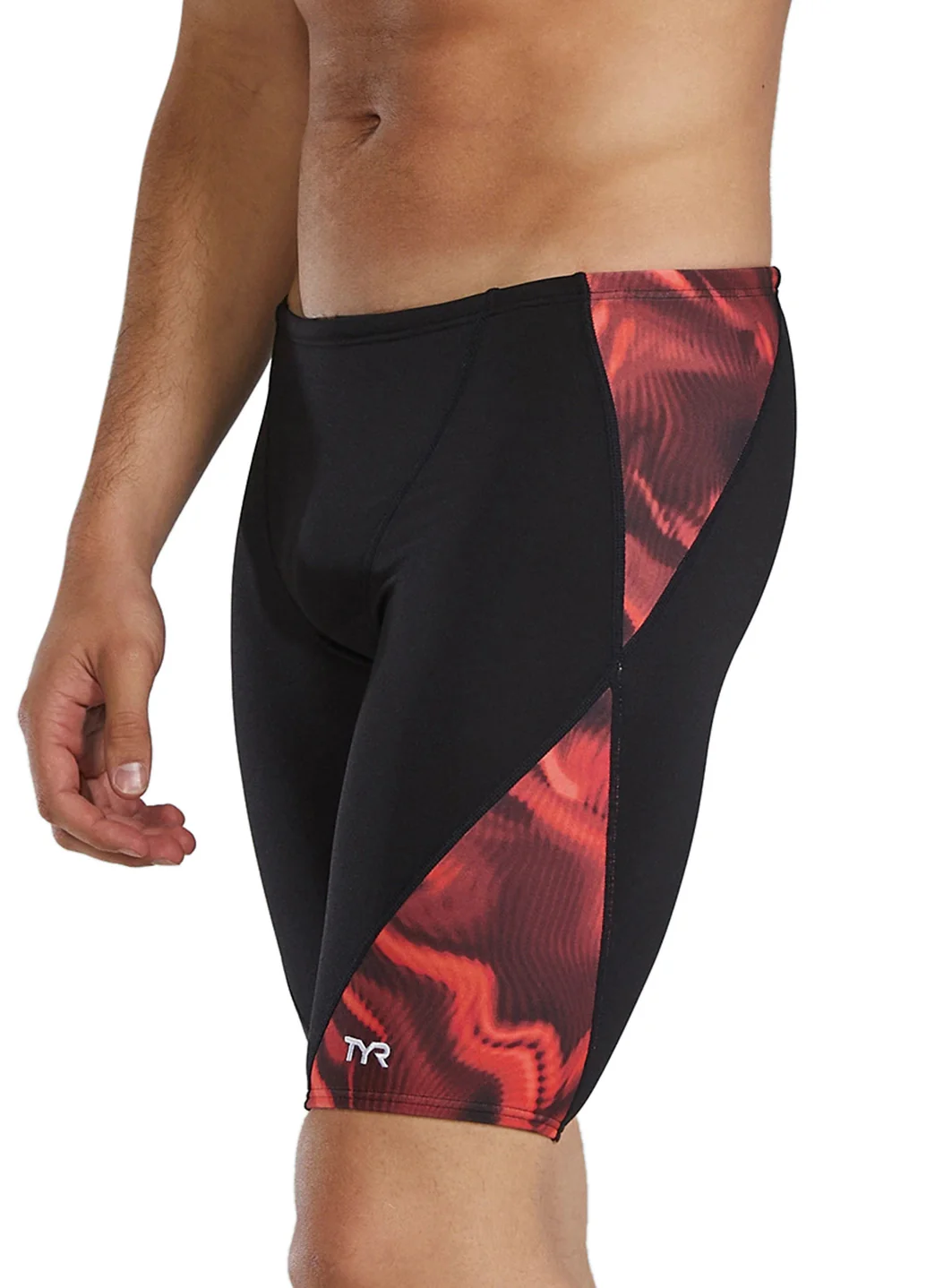 TYR Men's Waveform Durafast Elite Blade Splice Jammer Swimsuit - Image 6