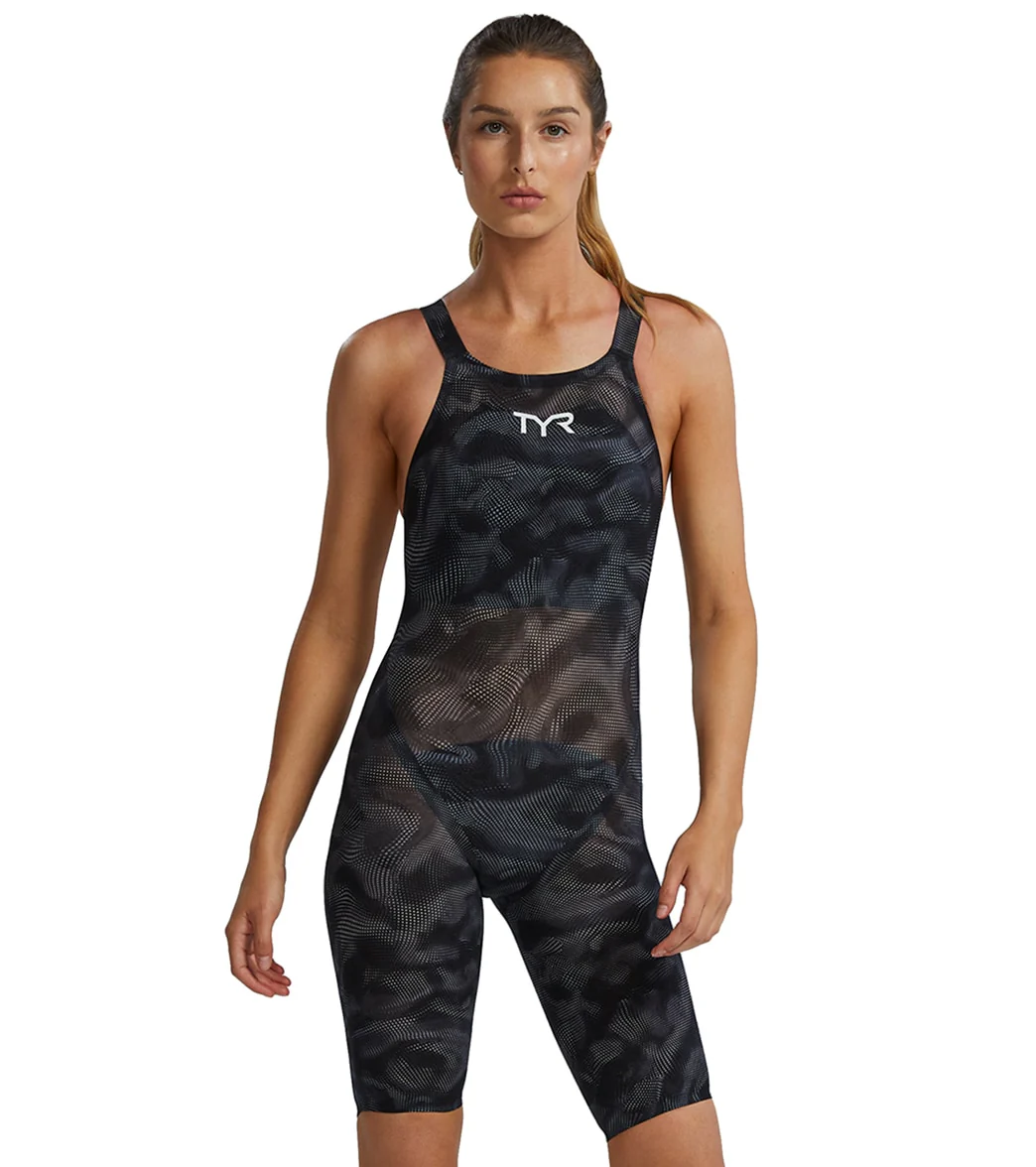 TYR Women's Avictor 2.0 Exolon Open Back Flex Hip Tech Suit Swimsuit - Image 10