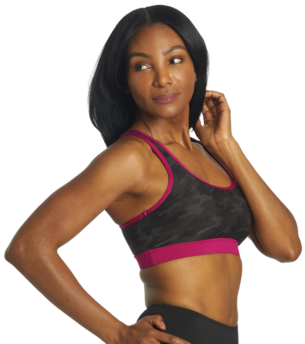 TYR Women's Black Camo Lyn Racerback Bikini Top - Image 2