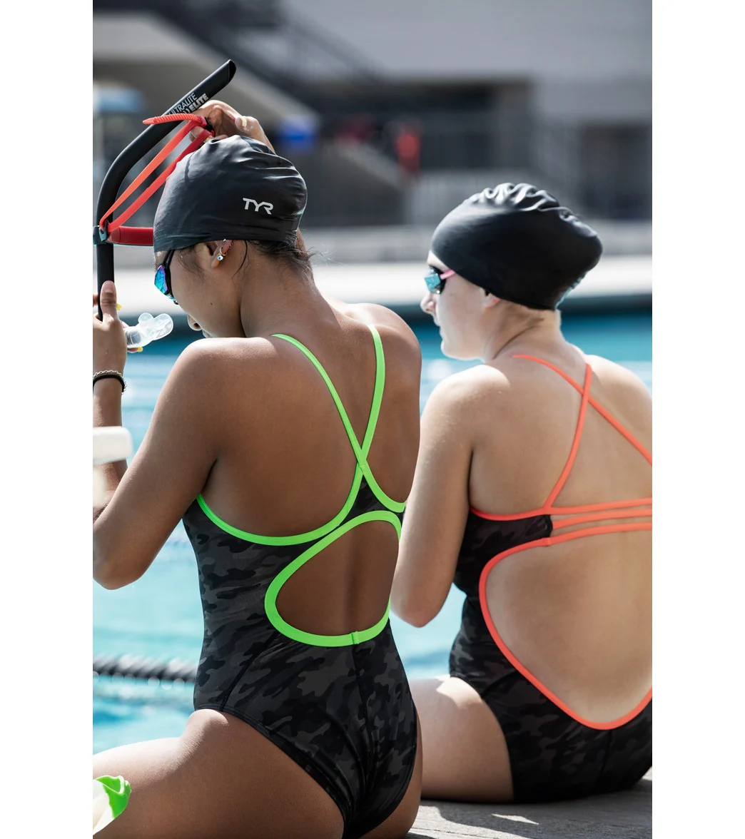 TYR Women's Blackout Camo Diamondfit One Piece Swimsuit - Image 13