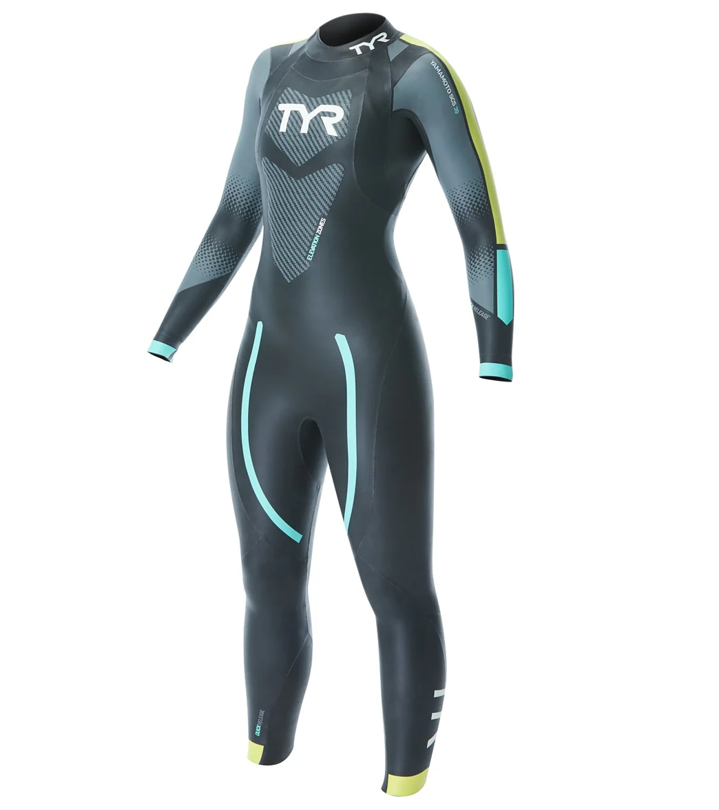 TYR Women's Hurricane Cat 2 Fullsleeve Triathlon Wetsuit - Image 4