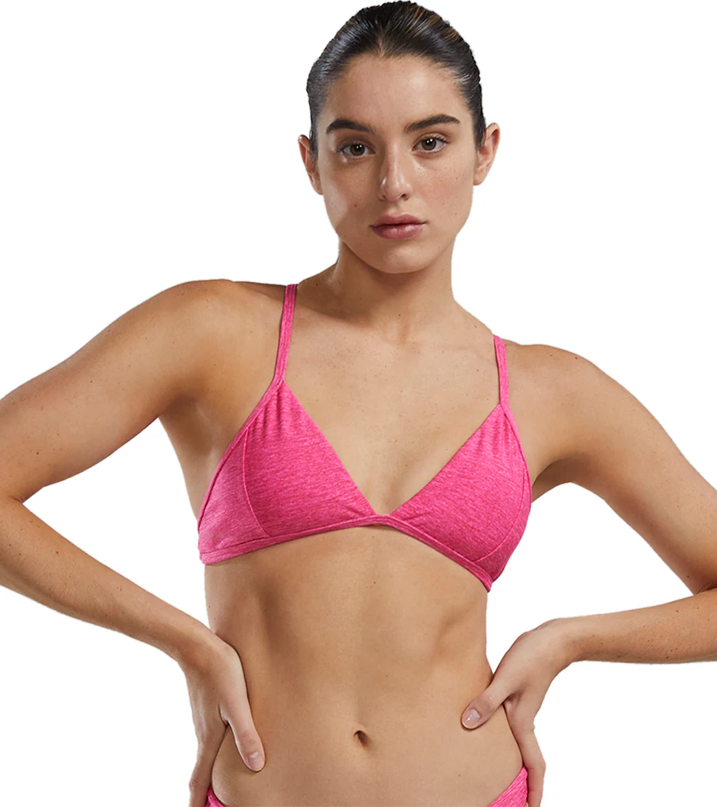 TYR Women's Lapped Durafast Elite Triangle Tieback Bikini Top - Image 15