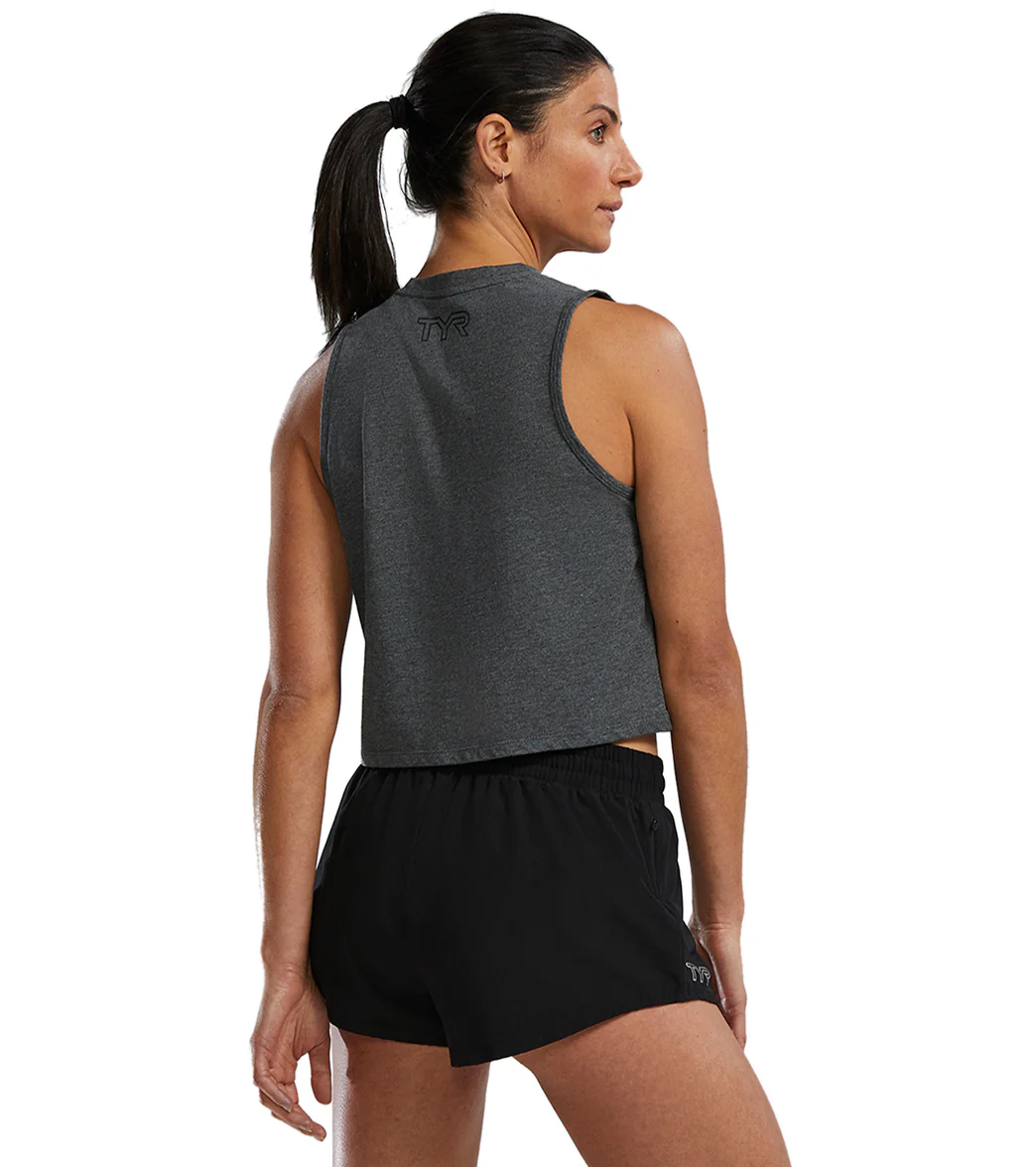 TYR Women's Lightweight Ultrasoft Crop Tank Top - Image 23