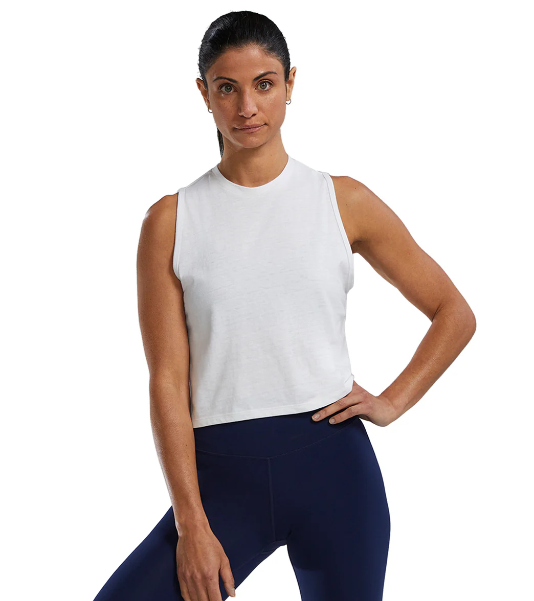 TYR Women's Lightweight Ultrasoft Crop Tank Top - Image 31