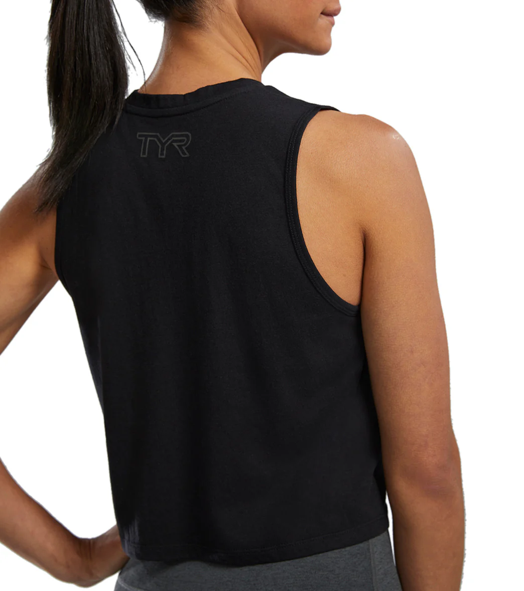 TYR Women's Lightweight Ultrasoft Crop Tank Top - Image 58