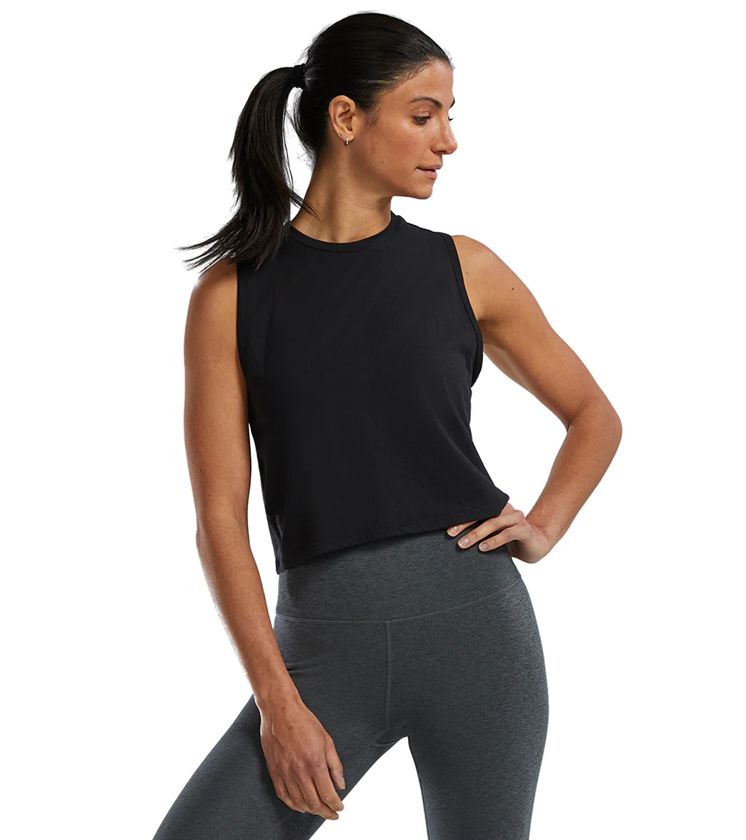 TYR Women's Lightweight Ultrasoft Crop Tank Top - Image 61