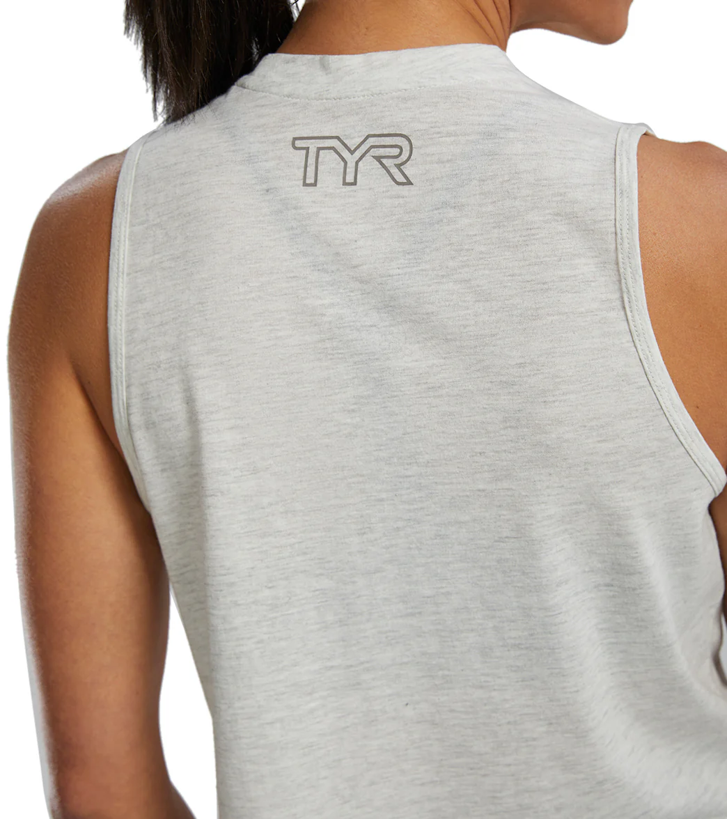 TYR Women's Lightweight Ultrasoft Crop Tank Top - Image 7